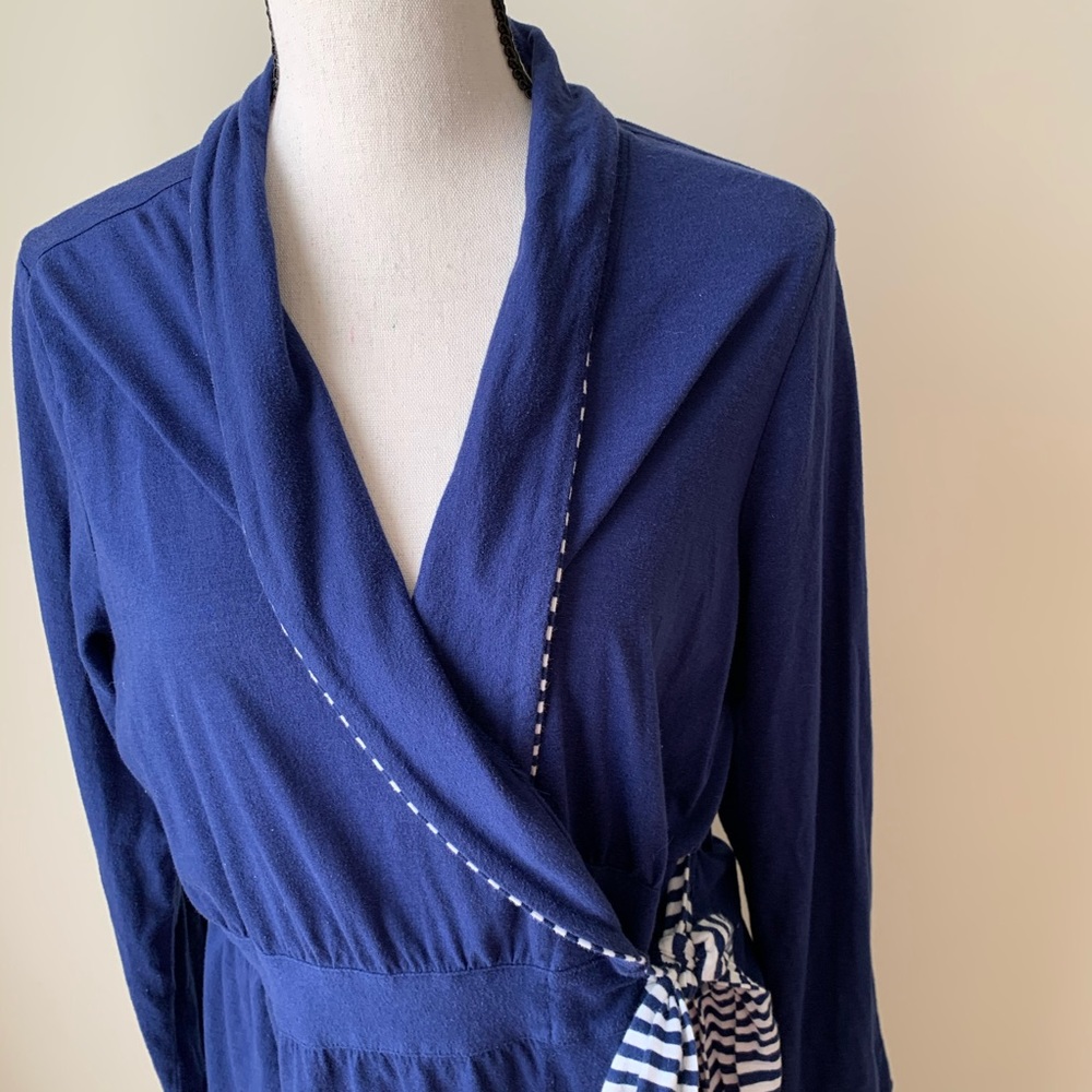 Oh Baby Blue Maternity Robe - Picture 3 of 5